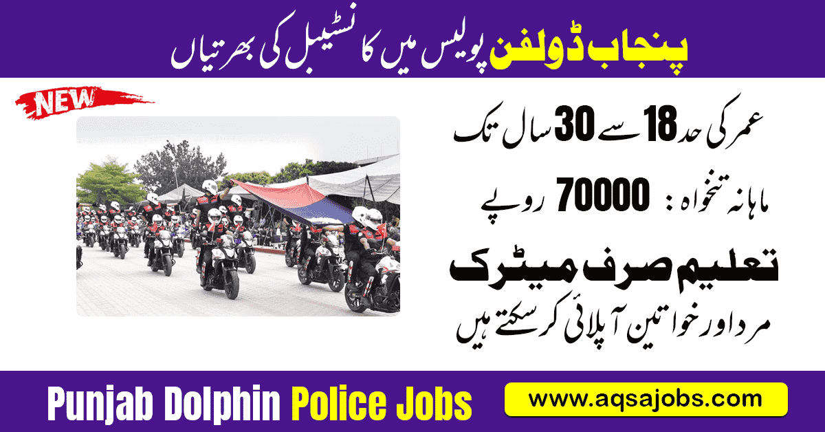 Punjab Dolphin Police Jobs 2025