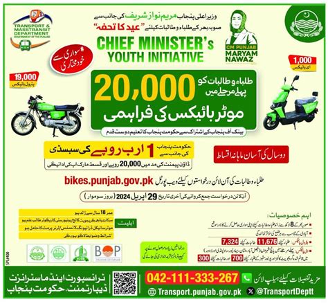 CM Punjab Bike Scheme 2025