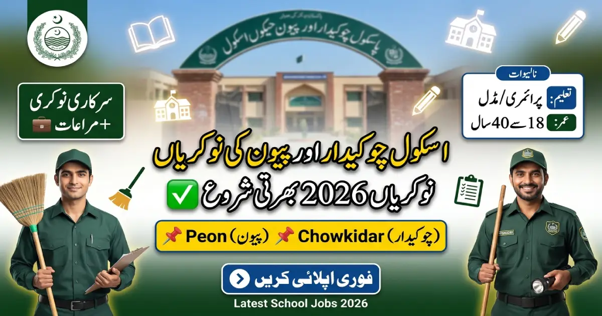 School Chowkidar Job 2026