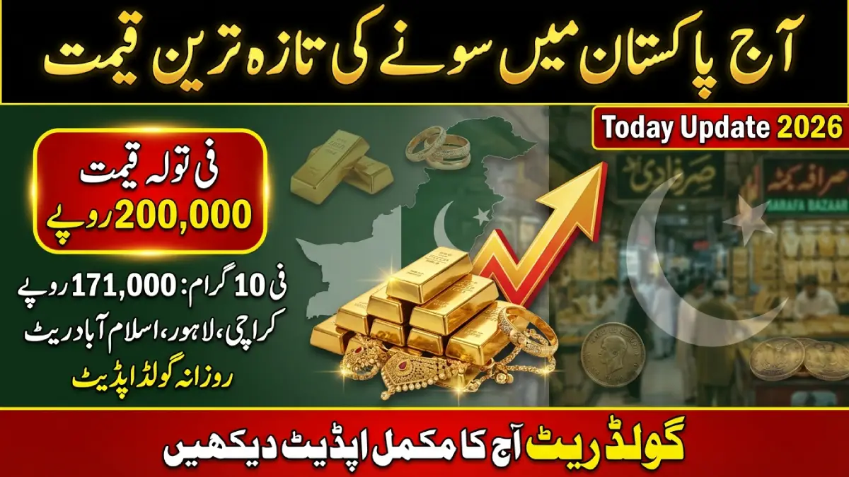 Today Gold Rate in Pakistan