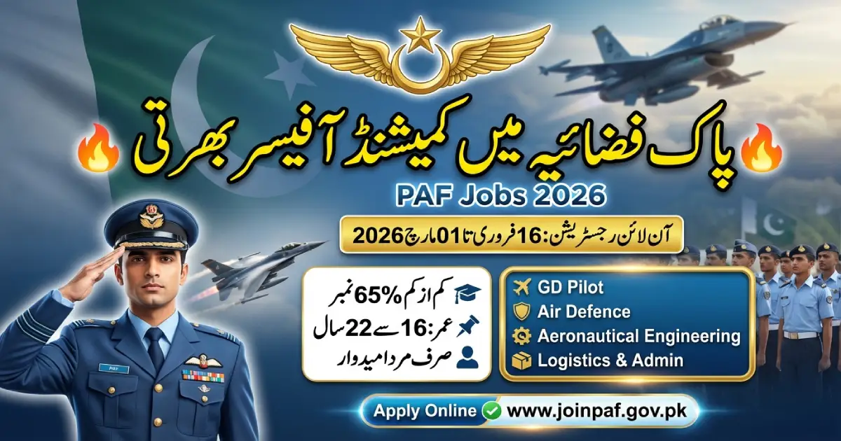 Pakistan Air Force Jobs 2026