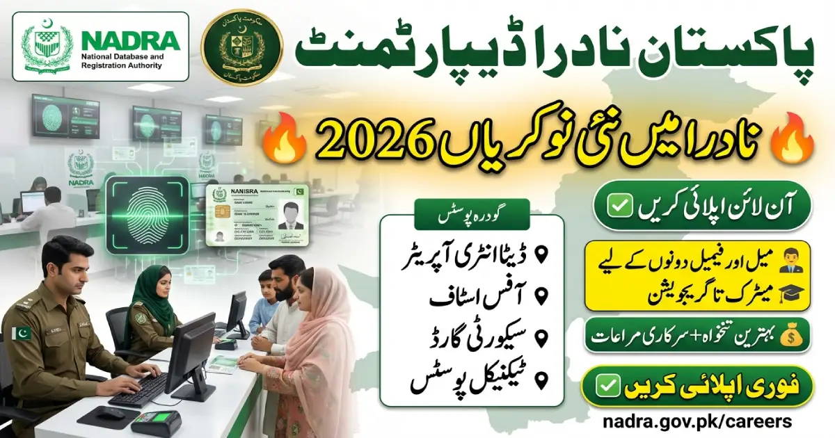 NADRA Jobs 2026