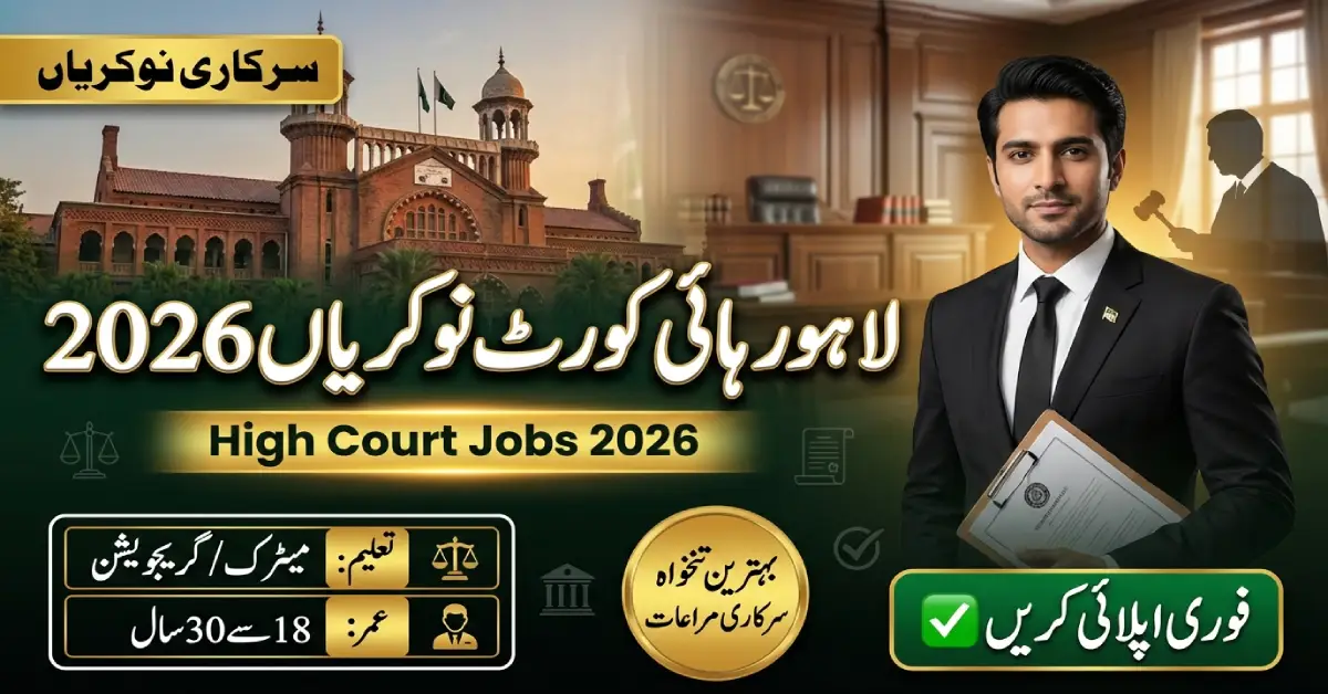 Lahore High Court Jobs 2026