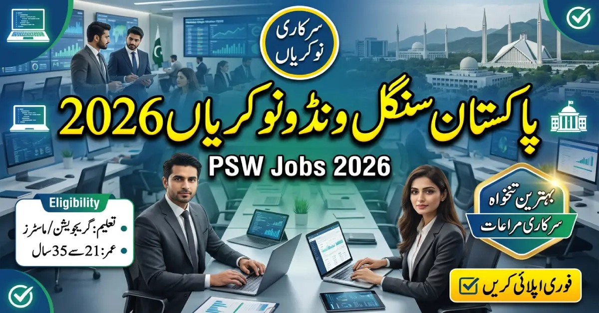 Pakistan Single Window PSW Jobs 2026