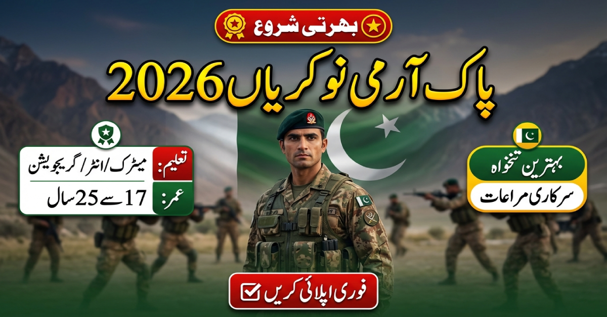 Pakistan Army Jobs 2026