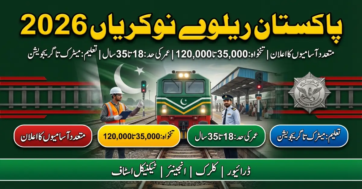 Pakistan Railways Karachi Jobs 2026