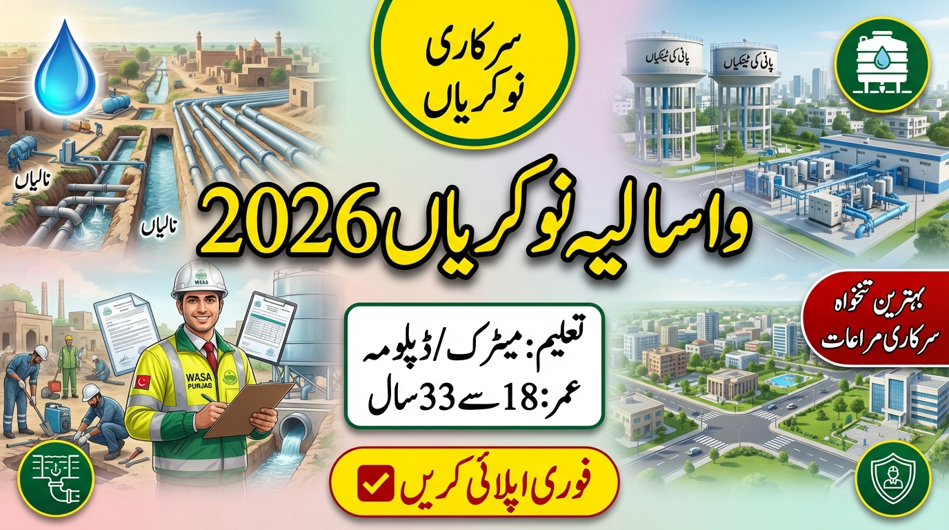 WASA Layyah Jobs 2026