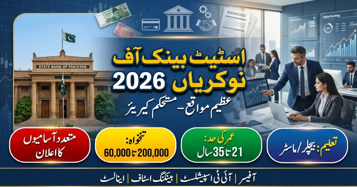 State Bank of Pakistan Jobs 2026