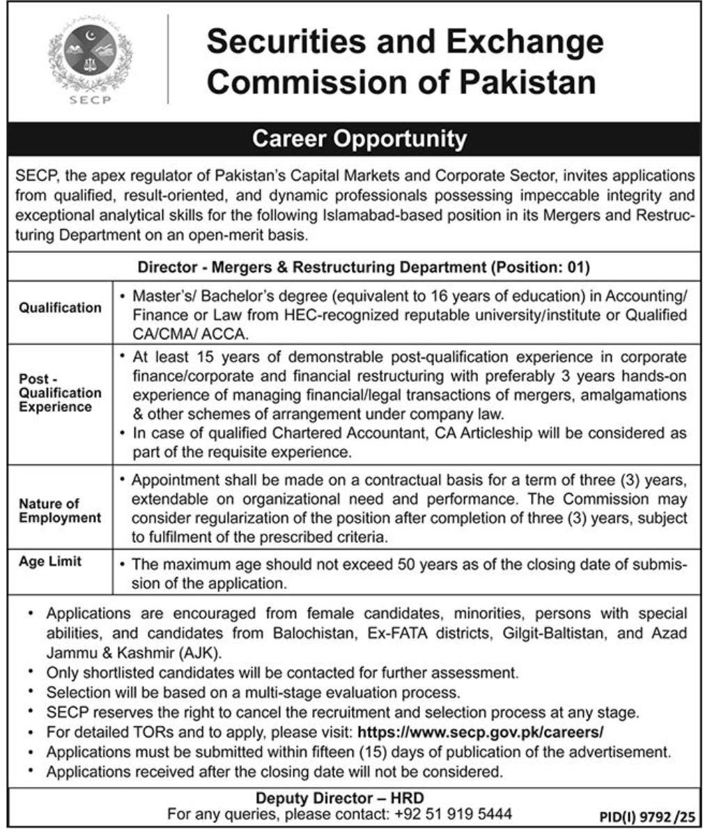 SECP Jobs 2026