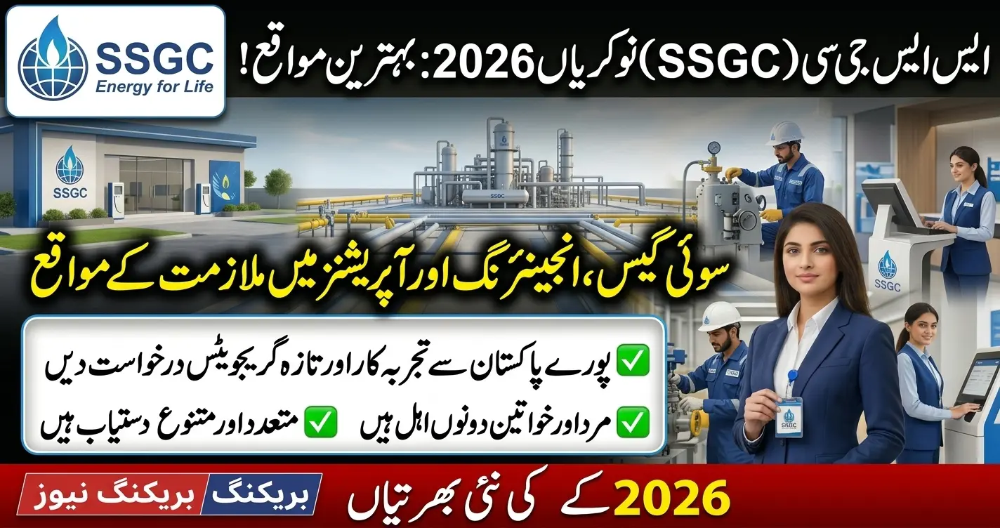 SSGC Jobs 2026