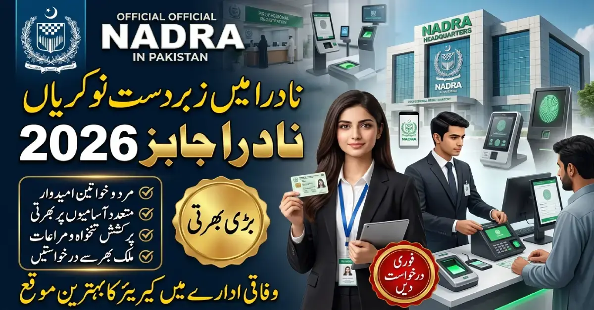 NADRA Jobs 2026