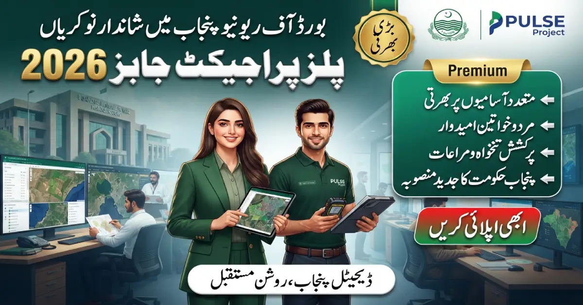 Board of Revenue Punjab PULSE Jobs 2026