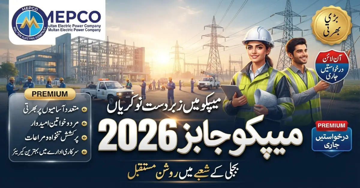MEPCO Jobs 2026