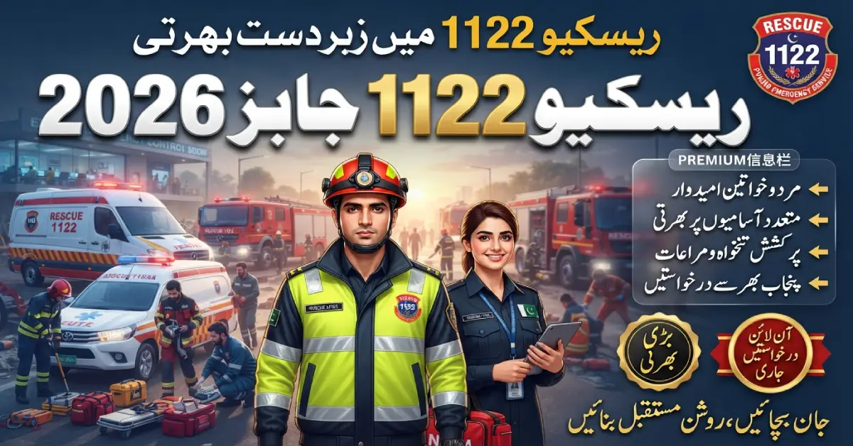Rescue 1122 Jobs 2026