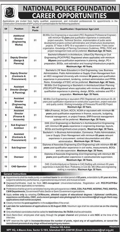 National Police Foundation (NPF) Jobs 2026