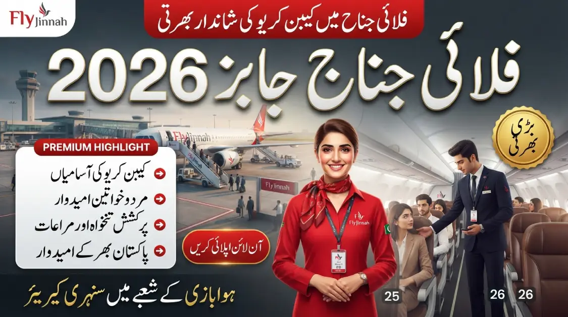 Fly Jinnah Cabin Crew Jobs 2026