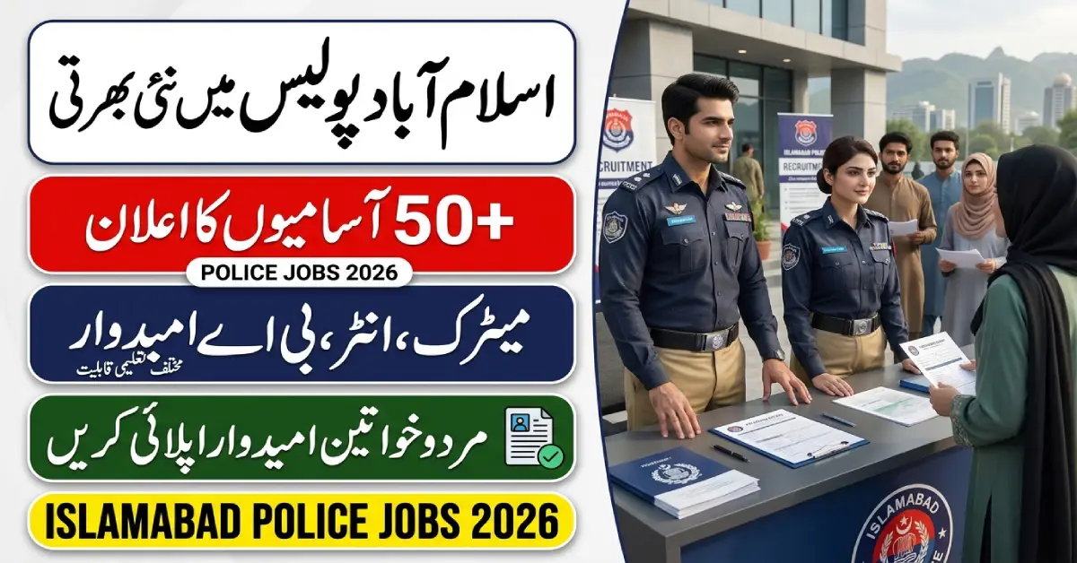 Islamabad Police Jobs 2026