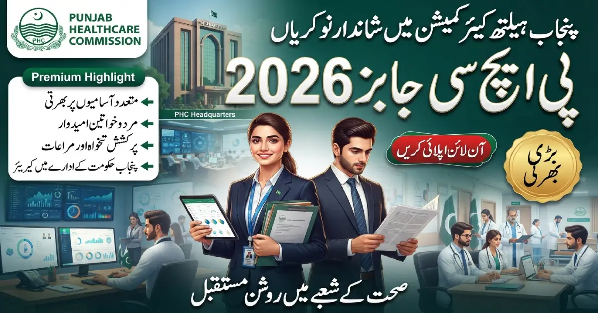 Punjab Healthcare Commission Jobs 2026