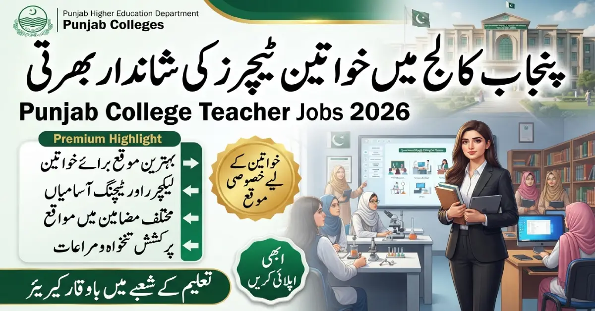 Punjab Colleges BS Campus-1 Jobs 2026