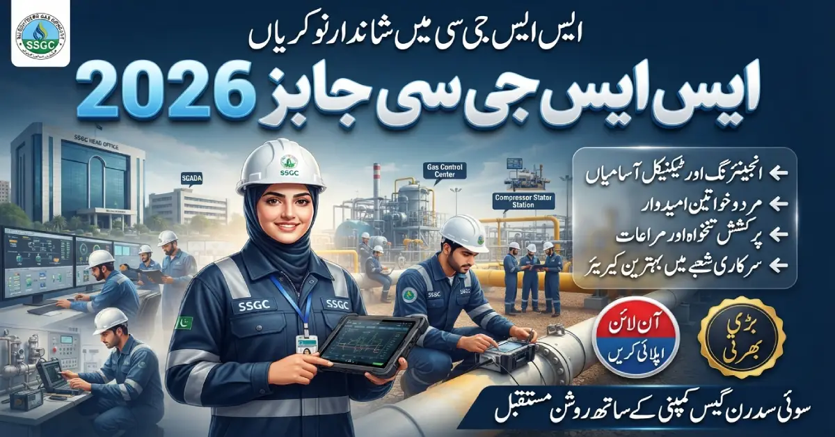 SSGC Manager Jobs 2026
