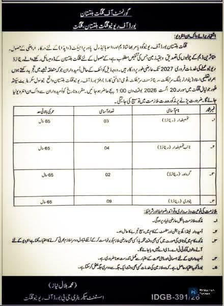 Board of Revenue Jobs 2026