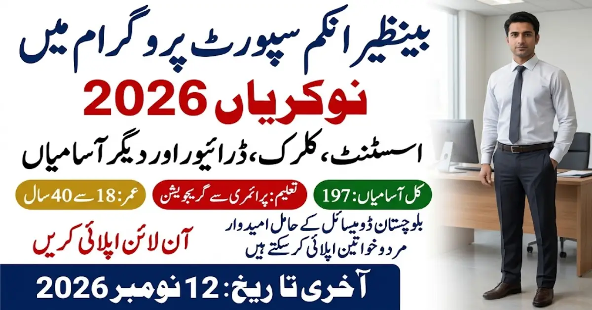 BISP Jobs 2026 – Apply Online